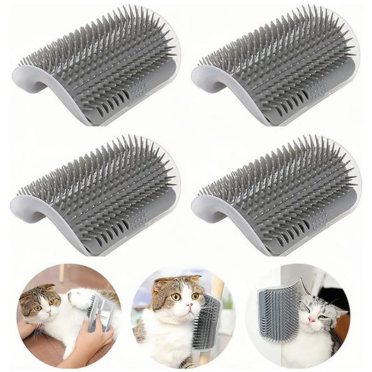 Purr-fect Corner Self-Groomer & Massager