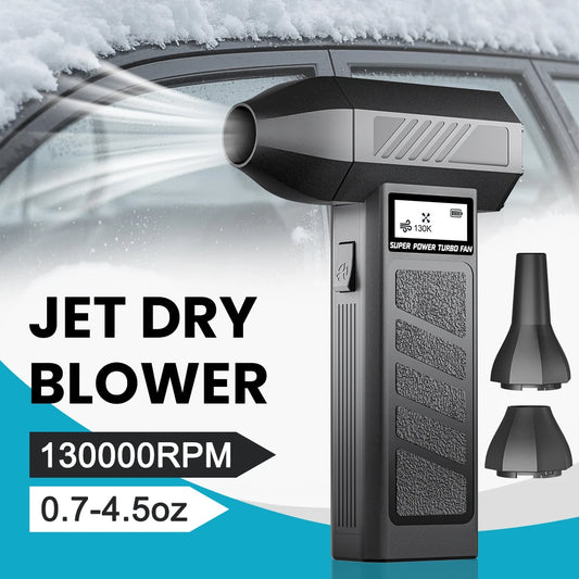 Turbo Jet Fan - 130,000 RPM Portable Power Blower