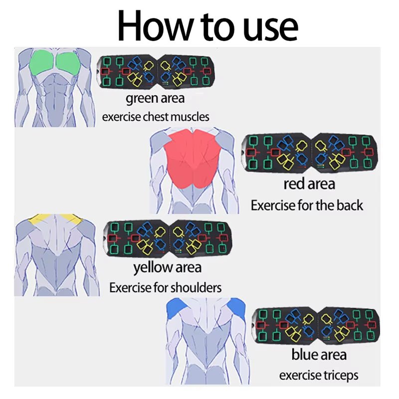 Finnegan's Foldable Push Up Board - Finnegan's Finds