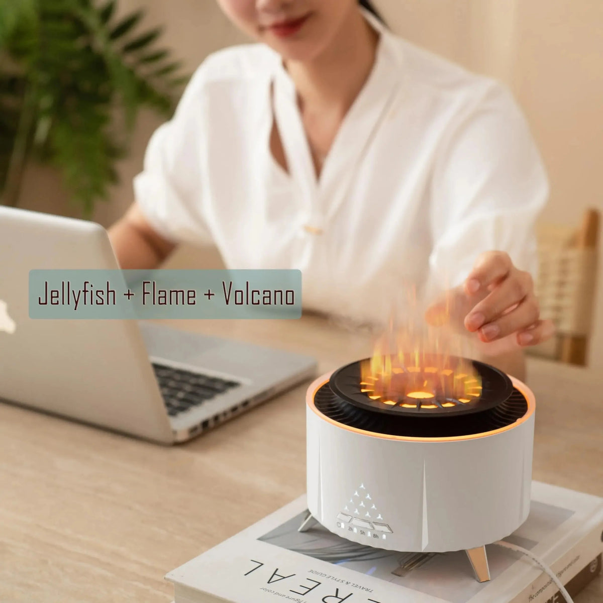 Serene Jellyfish Cloud Oil Diffuser - Finnegan's Finds