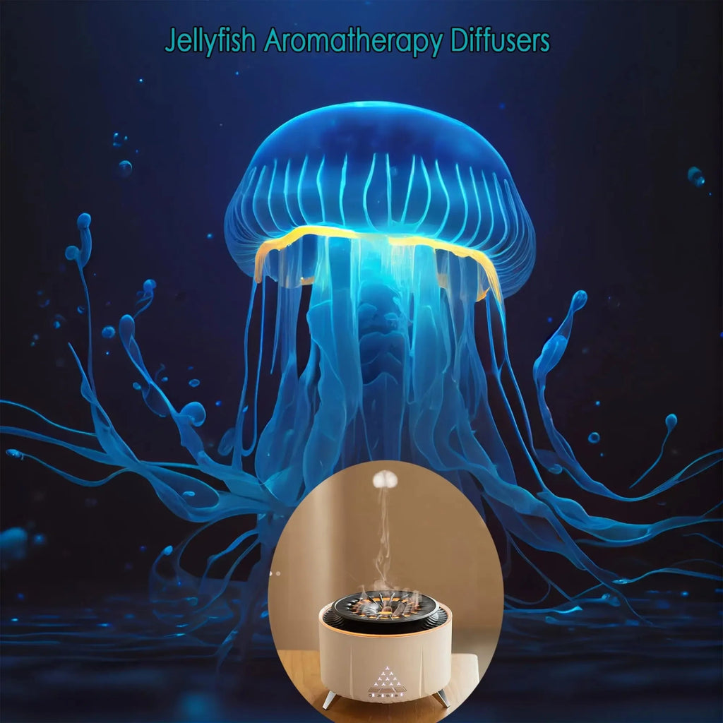 Serene Jellyfish Cloud Oil Diffuser - Finnegan's Finds