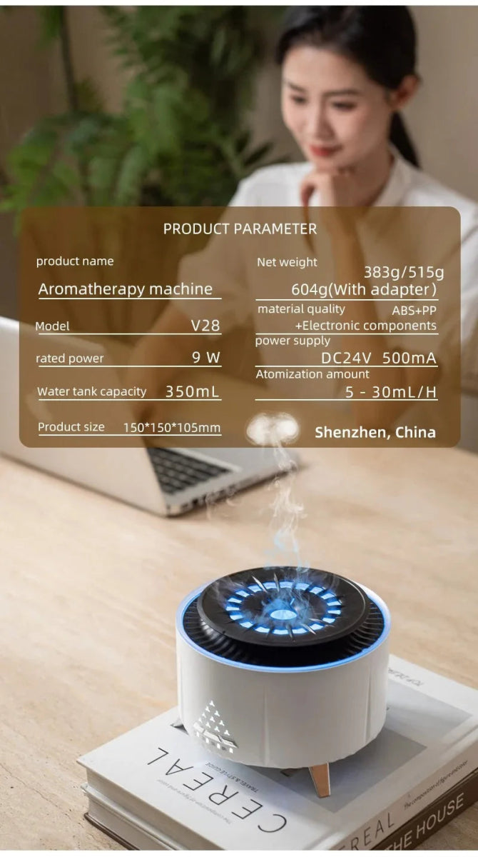 Serene Jellyfish Cloud Oil Diffuser - Finnegan's Finds